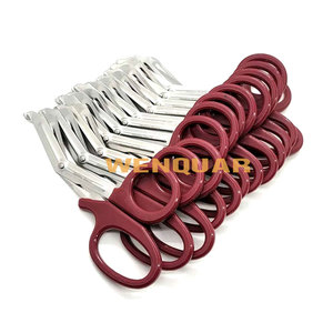 Ciseaux de traumatologie en acier inoxydable Ciseaux de premiers soins de 7.5 pouces noirs pour les instruments médicaux d'urgence des ambulanciers - Product Image 3