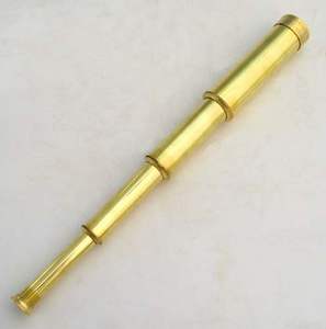 Telescopio de Metal Estilo Antiguo con Acabado en Latón, Diseño Elegante, Ideal para Astronomía, Aficionados, Coleccionistas, Set de Regalo Educativo de Ciencia - Product Image 2