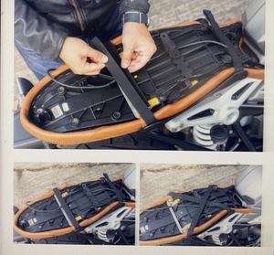 Cojín de asiento eléctrico de cuero PU para motocicleta, almohadilla calefactable de 12v - Product Image 6