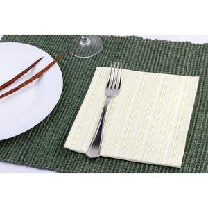 Tovaglioli Stampati Basic Pistacchio 40x40cm Bambutex Naturale 600pz B2B - Product Image 1