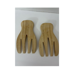 Cucharas de madera únicas hechas a mano Servidor de ensalada para el hogar Cocina Hotel uso más exigente buena calidad - Product Image 5