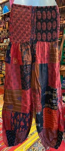 Sarouel de travail en coton avec écussons pour femmes Sarouel avec poche et teinture - Product Image 3