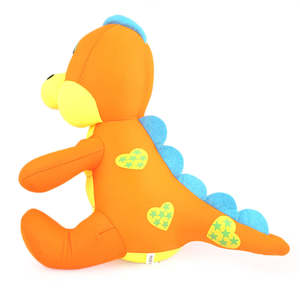 Juguete de Dinosaurio de Peluche Suave - Naranja - Product Image 3
