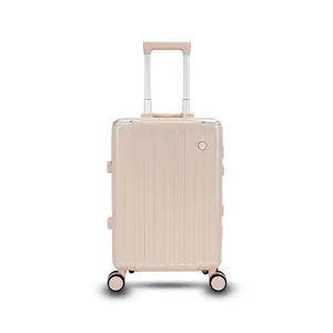 New Design Lightweight PC Material Trolley Luggage Durable and Fashionable Travel Bag