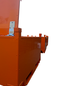 Conteneur de stockage empilable en acier inoxydable industriel, ouverture frontale, couvercle, haute résistance, grande capacité de charge, bac pour entrepôt, usine - Product Image 4