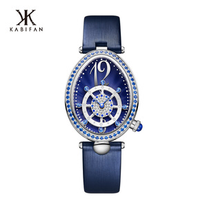 นาฬิกาควอตซ์หรูหราสำหรับผู้หญิง KABIFAN รุ่น French Paris Deep Sea Travel - KBF-XCDH-0003 หน้าปัด 46 มม. สาย 20 มม. - Product Image 6