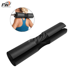 Coussin de protection pour haltères de fitness, coussin en mousse pour les épaules, coussin de protection personnalisé avec logo noir pour les soulevés de hanches - Product Image 2