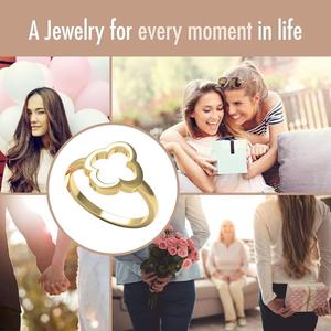 Anillo de banda Clavo clásico chapado en oro ligero de 14K de oro macizo certificado para mujer, ideal para bodas y fiestas - Product Image 6