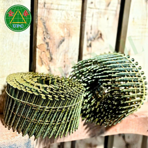 Clavos de paleta de bobina de alambre de acero OEM de 1-3/4 pulgadas, 15-16 grados, 9000 Uds., superventas con vástago espiral suave de fábrica de Vietnam - Product Image 3