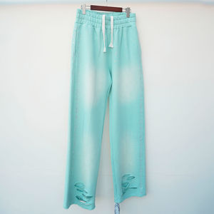 กางเกงจ็อกเกอร์ผ้าฝ้ายผสมโพลีเอสเตอร์แบบยูนิเซ็กซ์ รุ่นปี 2026 น้ำหนักเบา สไตล์วินเทจฟอกสี  รับสกรีนโลโก้  ขอบเอวยางยืด - Product Image 6