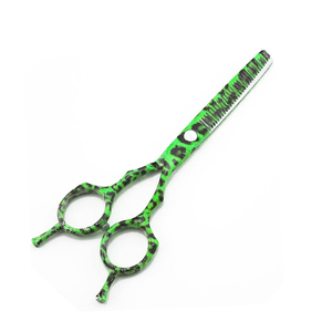 QNQ professionnel allemand ciseaux à effiler les cheveux en acier lame en acier inoxydable avec repose-doigt à pointe tranchante pour une utilisation en salon de beauté - Product Image 2