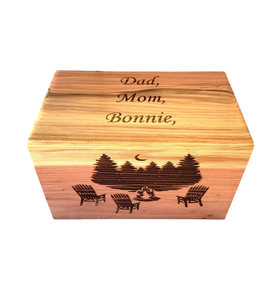 Urna de Madera para Cenizas Humanas, para Adultos, Hombres y Mujeres, Grande, para Cenizas de Hombres Adultos, para Cremación, para Acampar en el Lago - Product Image 5