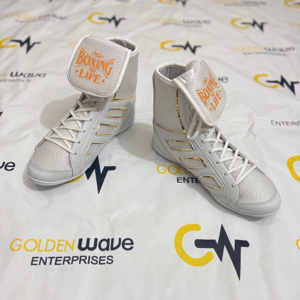 Gants de boxe en cuir de qualité supérieure No Boxing No Life, gants d'entraînement et de sparring durables de haute qualité, chaussures de boxe - Product Image 1