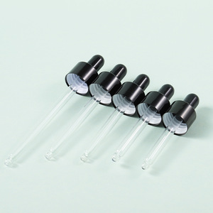 Cao cấp sang trọng 10-100ml Thick-bottomed tinh dầu chai Gradient Đen lỏng thủy tinh nhỏ giọt chai - Product Image 2