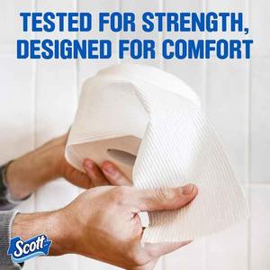 Scott ComfortPlus <b>Toilet</b> Paper, 36 Double <b>Rolls</b>, 231 Sheets per <b>Roll</b>, Septic-Safe, 1-Ply <b>Toilet</b> Tissue - Product Image 4