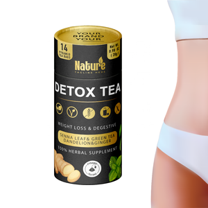 Tè alle Erbe OEM & ODM con Etichetta Privata, Tè Detox per Fegato e Reni, Perdita di Peso con Tè <span class=keywords><strong>Verde</strong></span> e Foglie di Senna - Product Image 1