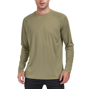 Camiseta de Pesca y Senderismo de Manga Larga Sublimada con Cuello Redondo Transpirable OEM Personalizada para Hombre, 100% Poliéster Spandex Anti-UV, Jersey de Caza - Product Image 6