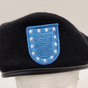 High Quality 100% Cotton <b>Beret</b> From Pakistan Wholesale 100% Woolen Field Grade <b>Hat</b> Cap With Cap Badge Logo Patch <b>Berets</b> - Product Image 3