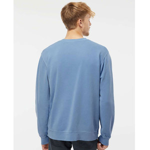 Venta al por mayor Streetwear en blanco personalizado de gran tamaño de color sólido de cuello redondo pulóver sudadera - Product Image 3