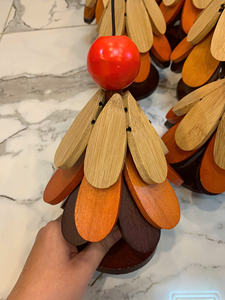 Sous-verre en bois naturel, support pour pot, pour table à manger, Vietnam par 99 Gold Data - Mme Violet - Product Image 2