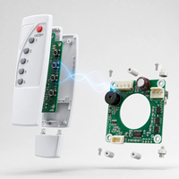 Carte de commande de ventilateur de plafond 12V 40W DC BLDC avec télécommande infrarouge sans fil, interrupteur de ventilateur PCBA OEM ODM personnalisé