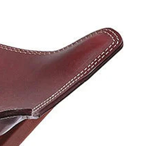 Hunting Wooden Chair <b>with</b> Leather <b>Seats</b> Outdoor Tripod Chair / Portable Folding Hunting Stool Leather Tripod Chair - Product Image 6