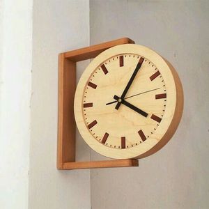 HORLOGE MURALE EN BOIS PERSONNALISÉE POUR UNE DÉCORATION MAISON ÉLÉGANTE Corps en bambou MODERNE avec Rosh naturel pour les occasions de mariage - Product Image 3