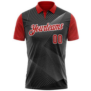 Camiseta de Golf Personalizada con Logotipo para Hombre, Uniforme Deportivo para Correr, Sublimación Completa, Cuello de Punto, Tejido Sólido - Product Image 5