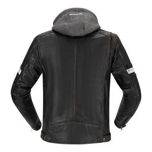 Toulon 2 hommes peau de vache/kangourou perforé moto équitation cuir course à capuche veste/Chaqueta CE niveau 2 armures, toutes tailles - Product Image 3