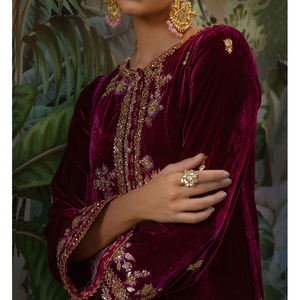 Delight vestido de terciopelo elegante vestido de fiesta de noche elegante vestido de terciopelo ideal para damas que buscan comodidad y moda real - Product Image 5