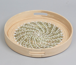 Bandeja de bambú para servir algas marinas hecha a mano de alta calidad superventas para comida y decoración del hogar fabricada en Viet - Product Image 4