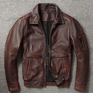 แจ็กเก็ตหนังธรรมชาติที่เหมาะสำหรับฤดูใบไม้ผลิ - Product Image 3