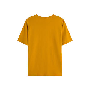 Camisetas de algodón 100% de alta calidad para hombre, logotipo personalizado impreso, Jersey de fibra de bambú de moda de 180gsm, tela de punto, patrón sólido - Product Image 2