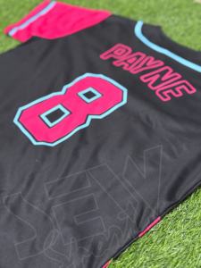 Custom Baseball Jersey Durable Breathable Fabric Lightweight Design Athletic Fit Team Logo Personalization Stylish Sublimated - Product Image 6