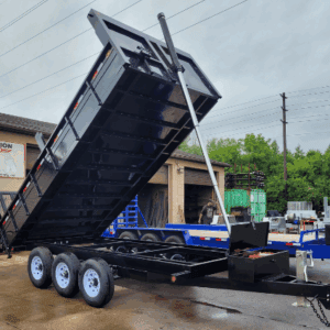 Heavy-Duty AMP 7x14 High side Dump <b>Trailer</b> for Farm Use Durable Hydraulic System with Gear Core - Product Image 6