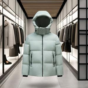 Chaqueta de trabajo con capucha, impermeable, reversible, transpirable, a prueba de viento, para hombre, Abrigo acolchado de lana de poliéster, estilo informal para el trabajo y al aire libre - Product Image 6