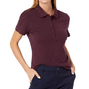 Best New Design Breathable Cotton <b>Polo</b> T-<b>Shirts</b> Quick Dry Casual Wear With Front Logo Solid Pattern <b>Polo</b> <b>Shirts</b> For <b>Women</b> - Product Image 1