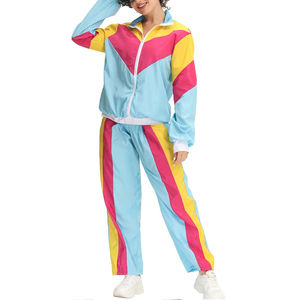 Ensemble de survêtement 2 pièces pour femme en nylon léger imprimé coupe-vent d'hiver, logo personnalisé, imperméable, vente en gros pour l'extérieur - Product Image 6