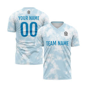 เสื้อฟุตบอลผ้าระบายอากาศได้ดีนุ่มสบายออกแบบใหม่โลโก้ - Product Image 5