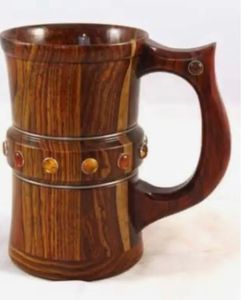 Taza de madera BRING Diseño moderno de calidad premium Perfecto para té Café Vino y cerveza de Falak World Export - Product Image 1