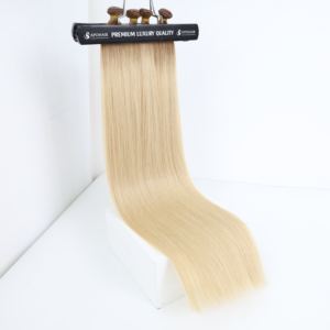 Para GENIUS WEFT 24 pulgadas Color Ombre Alta calidad Premium Lujo Vietnamita Sedoso Estilo de onda recta Extensiones de cabello humano Col - Product Image 1