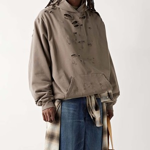 เสื้อฮู้ดดี้ผู้ชายแบบสั่งทำพิเศษ แต่งลายปัก ผ้าฝ้าย 100% บุขนสำหรับฤดูหนาว พร้อมปักโลโก้ตามสั่ง สีและขนาดตามต้องการ - Product Image 3