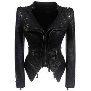 <b>Top</b> Trending Womens <b>Leather</b> Jacket <b>High</b> New Arrival Customized Genuine Women <b>Leather</b> Jacket - Product Image 1