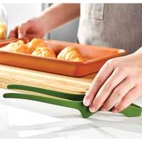 Le nouveau chef utilise un gril à pâtisserie manuel pour servir une pince à épiler en silicone pour barbecue à glace pinces à nourriture de cuisine
