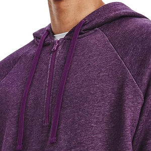 Sudadera con capucha de manga larga de algodón 100% con cremallera de medio cierre, forro polar transpirable, estampado personalizado, informal, para hombre y mujer, ideal para invierno y otoño. - Product Image 6