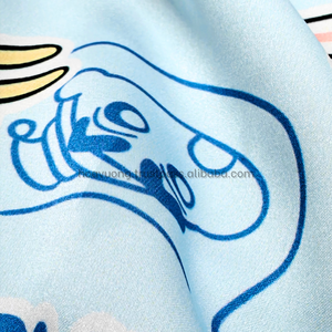 Tissu de pyjama en soie latine de haute qualité 120gsm 153cm de large approvisionnement OEM & ODM respirant et lisse - Product Image 5