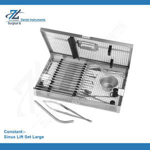 Grand kit d'instruments dentaires chirurgicaux manuels réutilisables en acier inoxydable pour lifting sinusal, Pakistan - Product Image 2