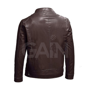 Factory Manufacture New Arrival <b>Long</b> Sleeves Men <b>Leather</b> <b>Jacket</b> Customized Wholesale Winter <b>Jacket</b> - Product Image 4