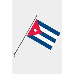 Ensemble de mât de drapeau télescopique mural pour drapeaux en polyester durable, applications numériques, automobiles, éducatives, d'assurance - Product Image 1