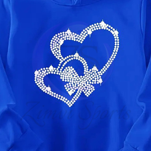 Nouvelle conception taux de gros hommes pull Style tenue décontracté haute qualité différents Styles 100% coton strass sweats à capuche - Product Image 4